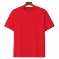 thumbnail image 5 of UNISHE Women's Red Bookish Silly Goose Reading Graphic Short Sleeve T-Shirt Cotton Crewneck Top, 5 of 5
