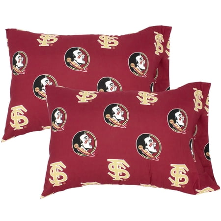 Florida State Seminoles Pillowcase Pair, Standard, 20" x 30" (2 Standard Pillowcases)