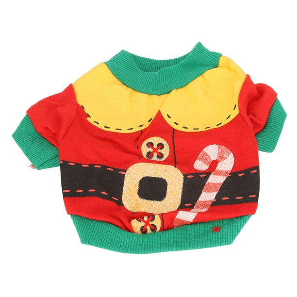 Camisa navideña para perros, linda, elegante, suave, cálida, ropa navideña de invierno para mascotas, para perros, gatos, mascotas S