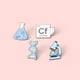 thumbnail image 4 of Broches Colco de Ciencia 4 Unids para Mujeres Hombres, 4 of 8