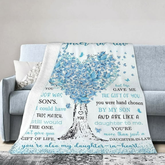 Daughter in Law Gifts, Gifts for Daughter in Law Blanket , Gift for Future Daughter in Law, Daughter in Law Birthday Wedding Gifts Unique, Best Daughter in Law Gifts from Mother in Law 50x40