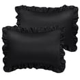 thumbnail image 1 of Unique Bargains Satin Pillowcase Ruffled Pillow Shams Silky Sateen Pillow Cases Covers, 1 of 8