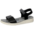 thumbnail image 6 of Pandaie Womens Orthopedic Walking Sandals Comfortable Plantar Fasciitis Arch Support Summer Beach Vacation Shoes with Adjustable Strap Black 6, 6 of 8