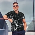 thumbnail image 4 of Fotbe New York City1 Camiseta Polo de Golf para Hombre con Estampado – Camisa Deportiva Transpirable con Cuello Abotonado-Large, 4 of 6