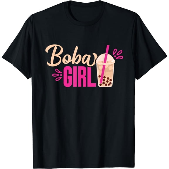 Boba Girl Bubble Milk Tea Drinker Lovers T-Shirt