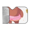 thumbnail image 2 of Kdxio Sloth with Donuts1 Print Windshield Sun Shade, Foldable Sun Blocker for Car,Truck,SUV Automotive Interior Sun Protection,Reflective Shade for Front Windshield(Small), 2 of 7