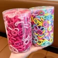 thumbnail image 2 of Bandas elásticas para el pelo para niña, accesorios para el cabello, Mini diadema colorida de nailon, soporte para Coleta, adornos para regalo, 50/100 piezas, 2 of 5