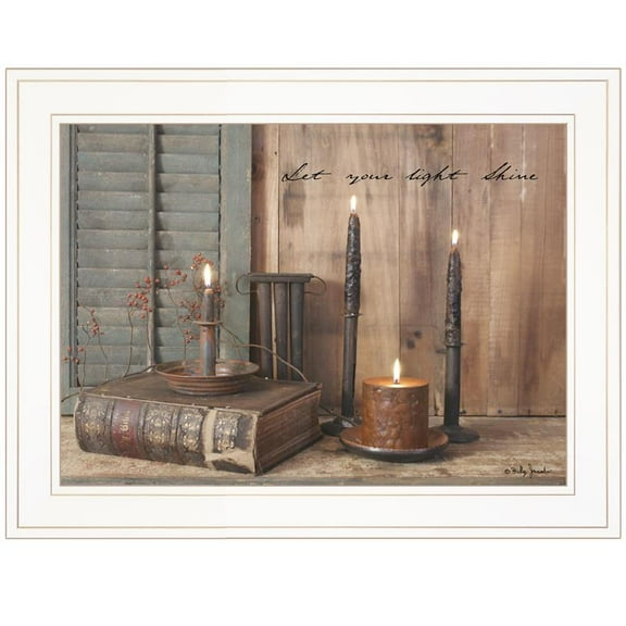 Let Your Light Shine by Billy Jacobs Printed Wall Art Wood Multi-Color
