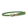 thumbnail image 3 of Cinturón fino para mujer, cinturón informal para la cintura, ideal para jeans, suéteres, cumpleaños y uso diario en primavera. Verde, 3 of 9