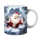 thumbnail image 5 of Pisexur Batería de cocina Taza navideña inflada con diseño de muñeco de nieve, taza de Papá Noel inflada de 15 oz y 11 oz. para la cocina del hogar, 5 of 5