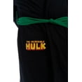 thumbnail image 2 of Marvel Avengers Hulk Mens French Terry Long Sleeve Pajama Sleep Robe Adult, 2 of 5