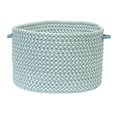 thumbnail image 2 of Outdoor Houndstooth Tweed - Sea Blue 18''x12'' Utility Basket, 2 of 2