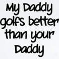 thumbnail image 2 of CafePress - My Daddy Golfs Better Infant Bodysuit - Baby Light Bodysuit, Size Newborn - 24 Months, 2 of 4