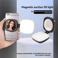 thumbnail image 2 of Anillo de Luz para Selfies con Espejo, Luz LED Magnética Portátil para Fotografía de Video, Recargable para Teléfonos Inteligentes y Tabletas., 2 of 10