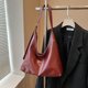 thumbnail image 3 of Bolso Con Asa Superior Elegante Hombro A La Diario Color Sólido PU para Mujer, 3 of 9