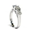 thumbnail image 2 of Bague Trois Pierres en Diamant 1 Ct en Or Blanc 14 K, 2 of 3