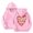 Pink, variant on Ccpelsie Girls Solid Soft Hooded Sweatshirt Classic Oversized Hoodies Loose Pullover Sweatshirts with Pocket for Kids(Grey,10-11 Years)