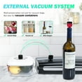 thumbnail image 4 of Allovit Food Saver Vacuum Sealer Machine Home Sealing System Meal Fresh Saver Packing With Dry & Moist Food Modes & LED Indicator Lights & Starter Kit (Black), 4 of 5