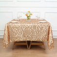 thumbnail image 6 of Efavormart 72" Premium Big Payette Sequin Overlay For Wedding Banquet Catering Party Table Decorations-Matte Champagne, 6 of 11