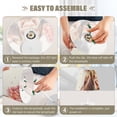 thumbnail image 6 of Cow and Flower LED Desk Lamp Table Lamp USB Bedside Nightstand Small Lamp for Bedroom Living Room Kids Room, 6 of 8