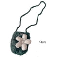 thumbnail image 2 of Floral Knitted Small Baby Shoulder Bag Girl's Wool Crossbody Bag, 2 of 5