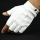 thumbnail image 1 of Guantes De Medio Dedo De Cuero Pu Para Hombre, 1 Par, Negro, 1 of 4