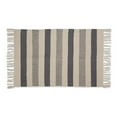 thumbnail image 1 of Design Imports CAMZ12645 2 x 3 ft. Hand-Loomed Rug, Gray Combo Stripe, 1 of 3