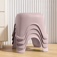 thumbnail image 4 of 6 Inch Step Stool for Kids Adults, Plastic Short Chair, Non-slip Kitchen Stool, Kids Step Stool, Sturdy and Versatile Foot Stool for Bathroom, Kitchen, Bedroom, 4 of 6