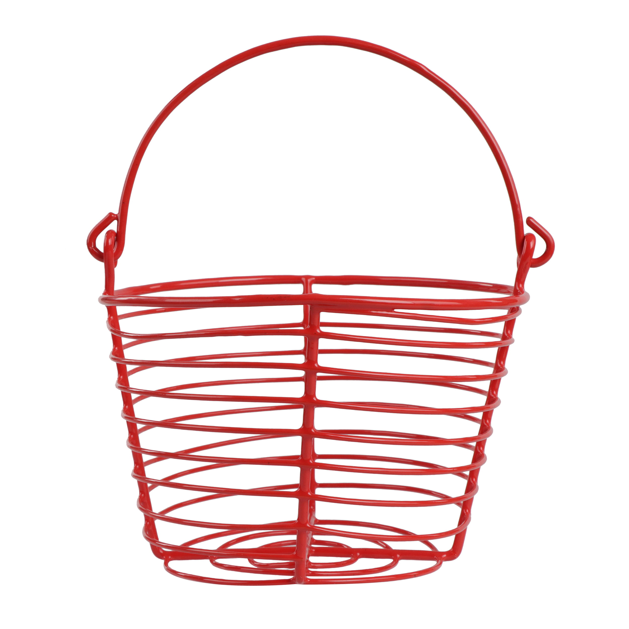 Rural365 Chicken Egg Holders Kitchen Basket 8x8in Round Wire Basket 