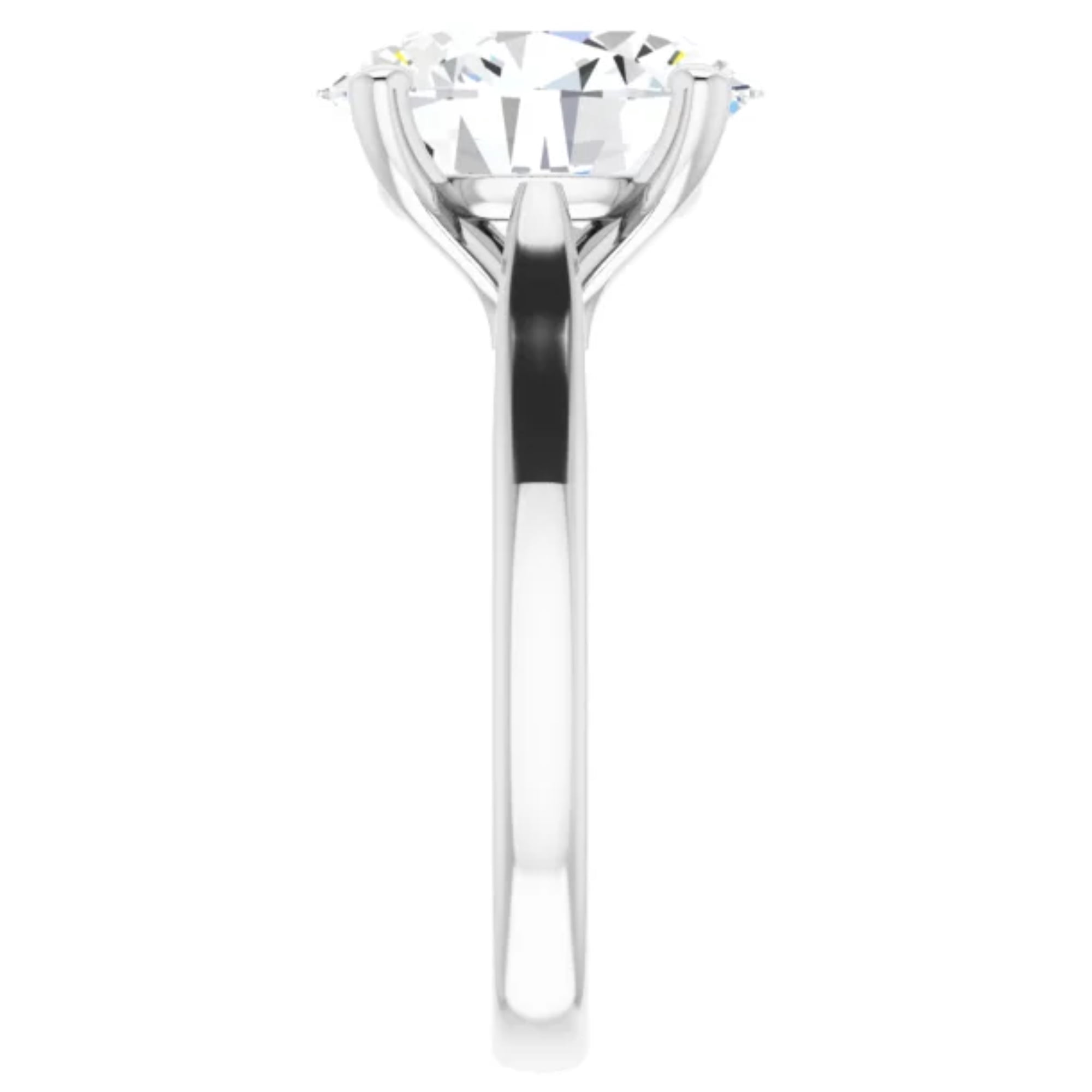 2 Carat Solitaire Oval Lab Grown Diamond Engagement Ring