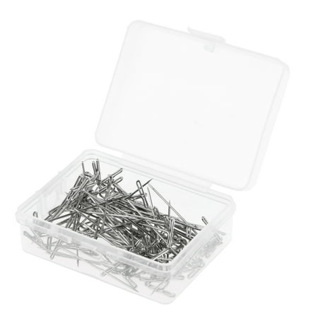 100 Pack Stainless Steel T-Pins for Blocking, Knitting & Sewing Pin ...