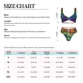 thumbnail image 4 of Kdxio Pride Rainbow Print Women's 2 Piece High Waisted Wrap Spaghetti Strap Summer Swimsuit Bikini Set-, 4 of 7