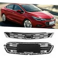 thumbnail image 2 of Grill Inserts Front Bumper Grille Replaces for Chevrolet Cruze 4-Door 2016 2017 2018, 2 of 5