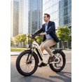 thumbnail image 3 of 2000W Peak Power Electric Fat Tire Bike for Adults - 28MPH, 48V 18Ah (35-85 Miles), 26"x4" All-Terrain Ebike Electirc Bicycle with Full Suspension & 11" Comfort Seat - Conquer Snow, Sand & Trails, 3 of 9