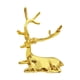 thumbnail image 3 of Escultura de ciervo, estatua de animal para decoración del hogar, obra de arte para sala de estar, colección de dormitorio, centro de mesa, regalos, Oro claro, 3 of 8