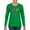 Kelly, variant on Peace Love Baseball Sports Womens Graphic Long Sleeve T-Shirt, Royal, Large
