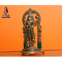 Vishnu Narayan statue- 40CM Narayana statue, Standing Vishnu Idol, Lord Vishnu figurine for Temple, Pooja, corner, decor, office, Gifts.