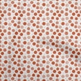 thumbnail image 1 of oneOone Cotton Poplin Orange Fabric Christmas Dress Material Fabric Print Fabric By The Yard 56 Inch Wide, 1 of 5
