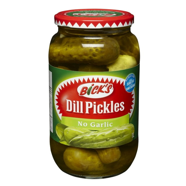 Bick’s No Garlic Dill Pickles (1L)