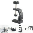 thumbnail image 1 of BESTYASH Table Clamps Desktop Mounting Clamp Black Aluminum Plastic For Workspace Setup 1Set, 1 of 8