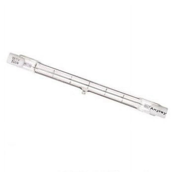 Anyray A1843Y (5) Pack 500 Watt J118 DE T3 500W 120 Volt 500Watts Clear Halogen Lights 4-3/4 '" inch long