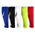 thumbnail image 5 of Ruanlalo 1Pc Unisex Calf Compression Sleeve Support Brace for Running Training Exercise White XL, 5 of 6