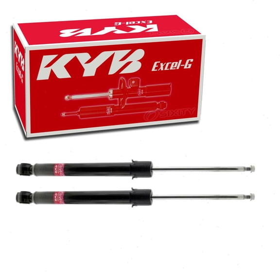 2 pc Rear Shock Absorbers compatible with Honda Civic 1.5L 2.0L L4 2016-2018