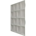 thumbnail image 4 of 19 5/8"W x 19 5/8"H Baile EnduraWall Decorative 3D Wall Panel, Universal Pearl Metallic Sea Mist (Covers 2.67 Sq. Ft.), 4 of 6