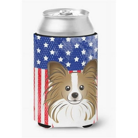 American Flag & Papillon Can or Bottle Hugger