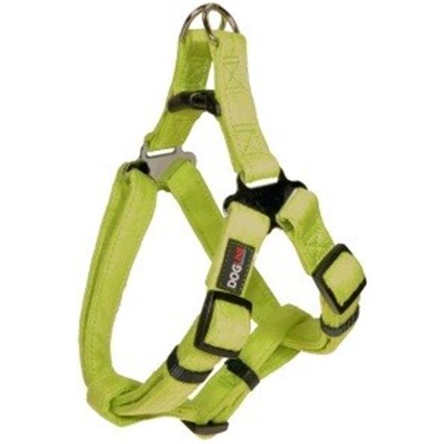Dogline M8100-5 9-13 L x 0.38 W in. Comfort Microfiber Step-In Harness, Green