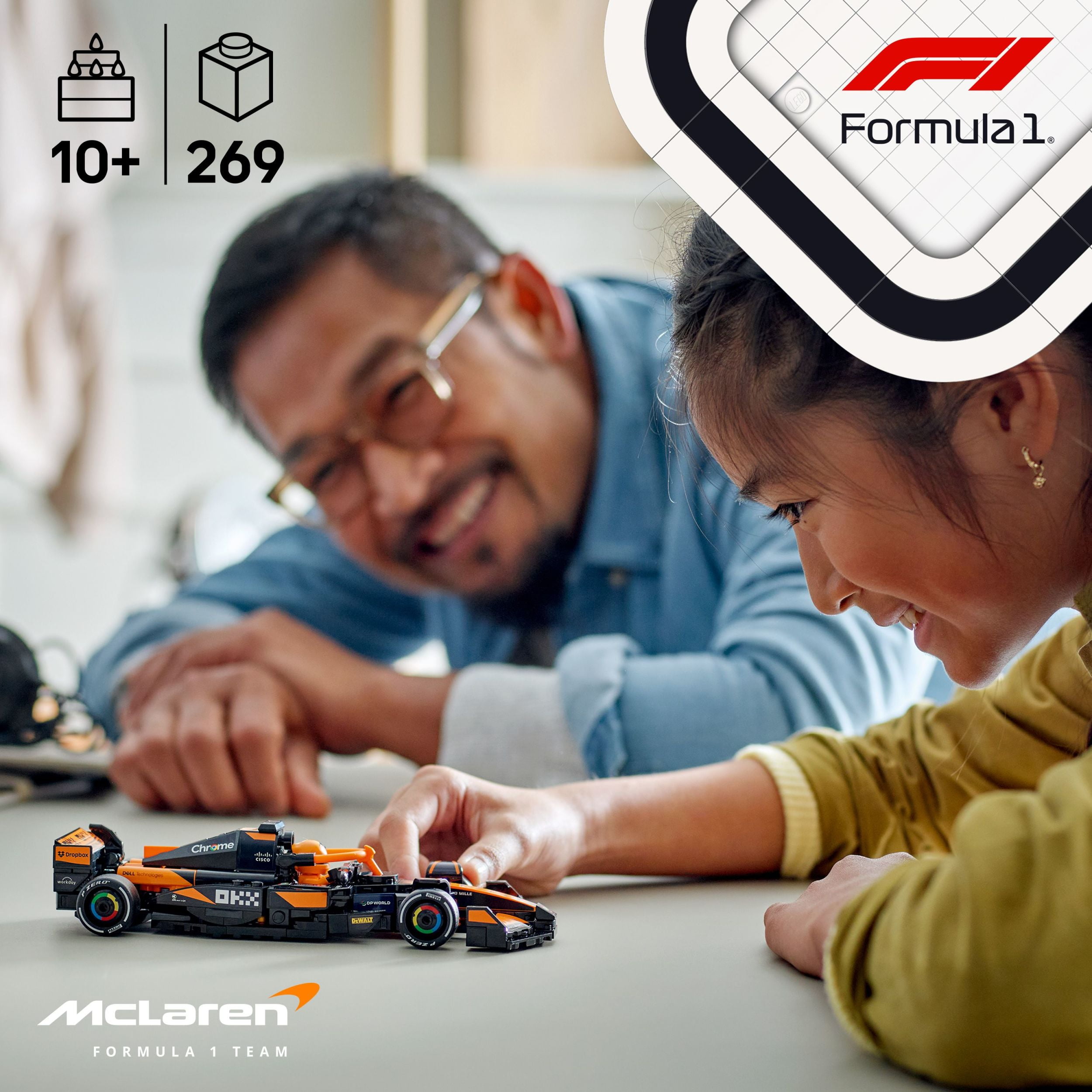 LEGO Speed Champions Voiture de course McLaren F1® Team MCL38 77251 Ensemble de construction (269 pièces)