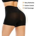 thumbnail image 5 of Womens Seamless Shaping Boyshorts Panties Tummy Control Underwear Slimming Shapewear Shorts, 5 of 14