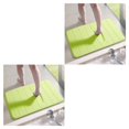 thumbnail image 3 of Bewildely Alfombrilla de suelo Accesorios para el hogar Alfombrillas antideslizantes de terciopelo Alfombra de baño de amplia aplicación Alfombra Verde 2piezas Bewildely CBP073714, 3 of 6