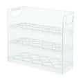 thumbnail image 2 of ROLKFUK Organizing Racks Food Grade 3-Layer Egg Storage Container for Fridge Door, 30-Egg Capacity Transparent Egg Tray with Vent Holes, Easy to Clean Durable Plastic Egg Holder for Refrigerator, 2 of 6